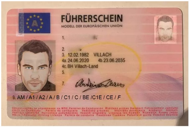 Kaufen einen Österreich Führerschein